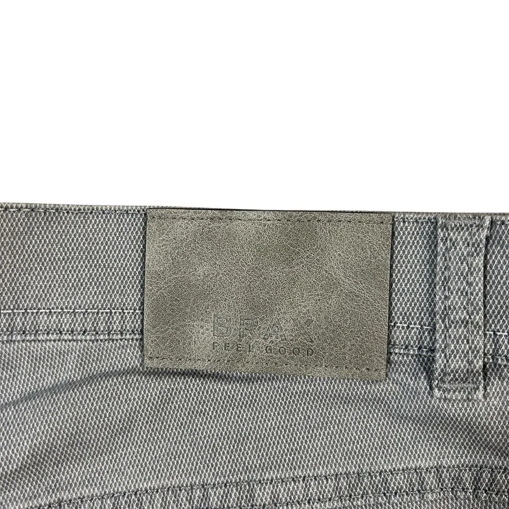 Brax Jeans Men's FITS 36x32 Gray 5‎ Pocket Cooper Tri Tone Flex Gray